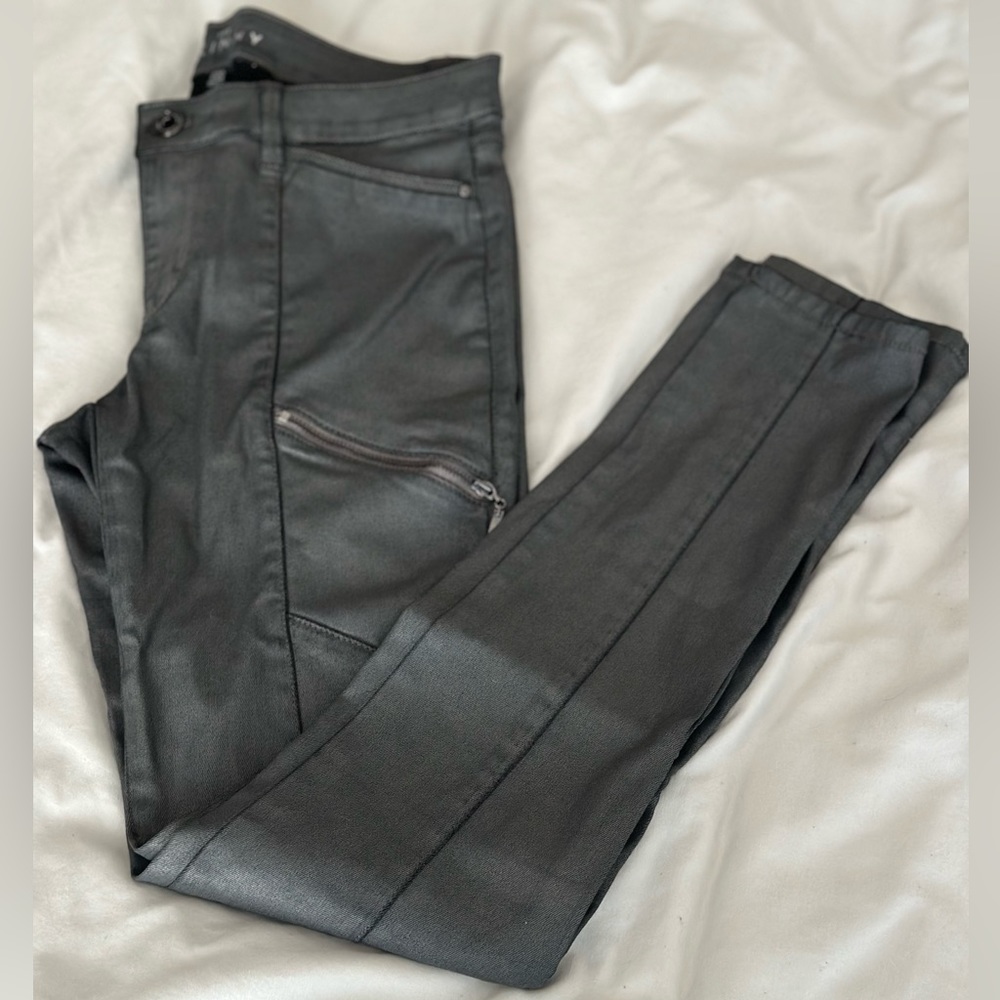 WHBM Coated skinny jeans